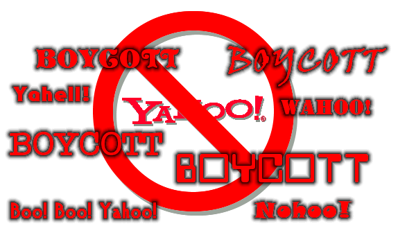 Boycott Yahoo!